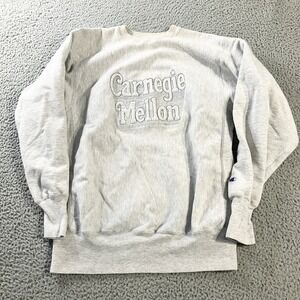 Big Champion Gray Crewneck Sweatshirt Carnegie Mellon